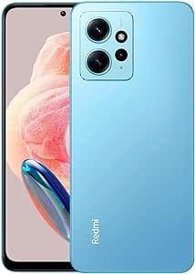 Xiaomi Redmi Note 12 4G LTE (128GB + 6GB) Global All Bands Unlocked 6.67" 50MP Triple (Tmobile Mint Tello Global) + (w/ 33W Fast Car Dual Charger Bundle) (Ice Blue + (Car Charger))